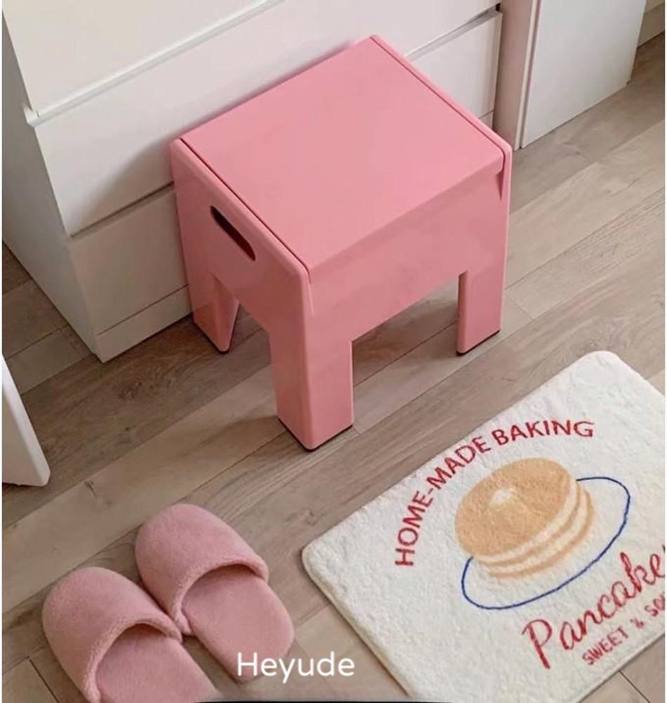 헤이유드 미드센츄리모던 스퀘어 체어 (4color) G-BOX STOOL  낮은 의자 플라스틱 수납 스툴