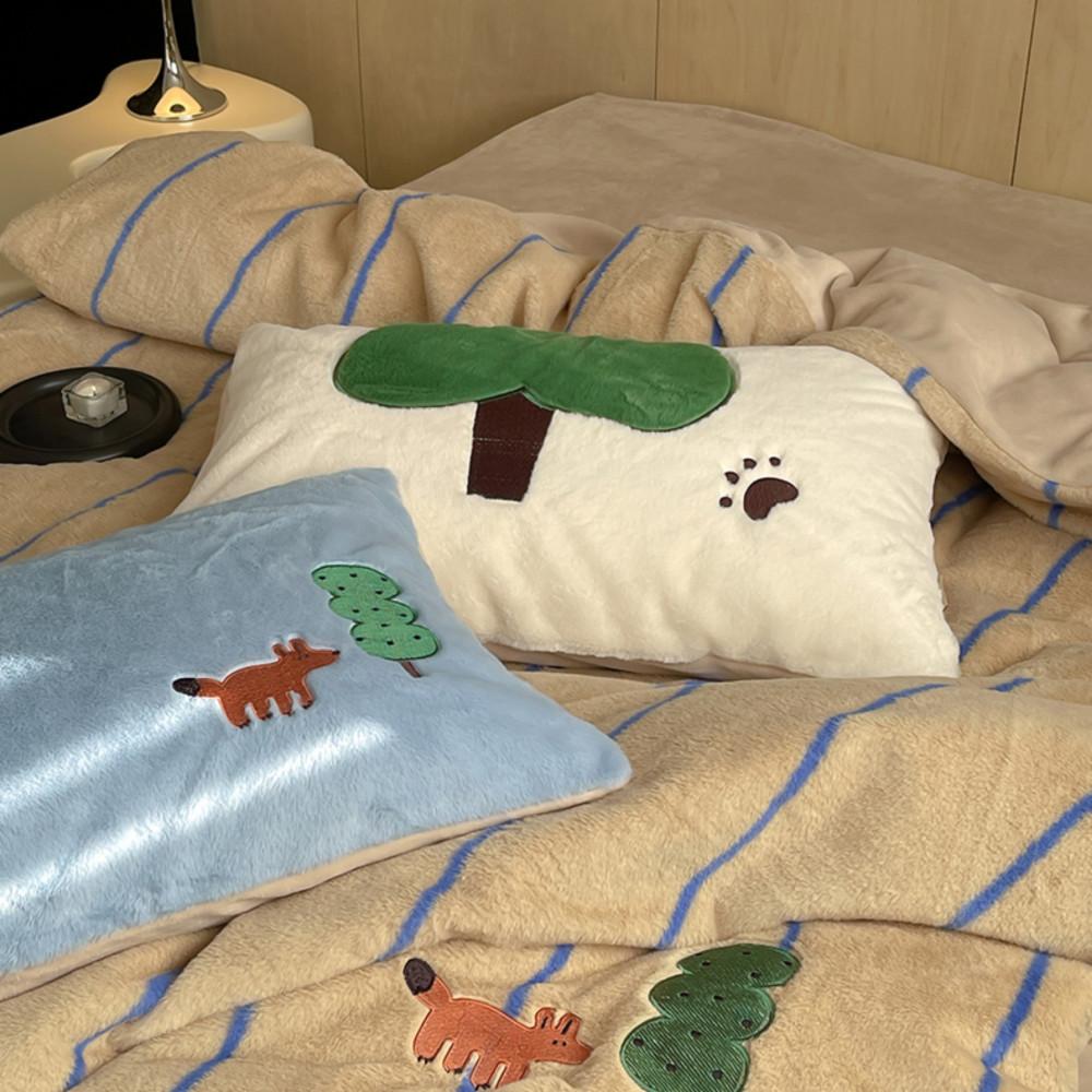 동물의숲 극세사 침구세트 더블 퀸 부드러운 이불커버