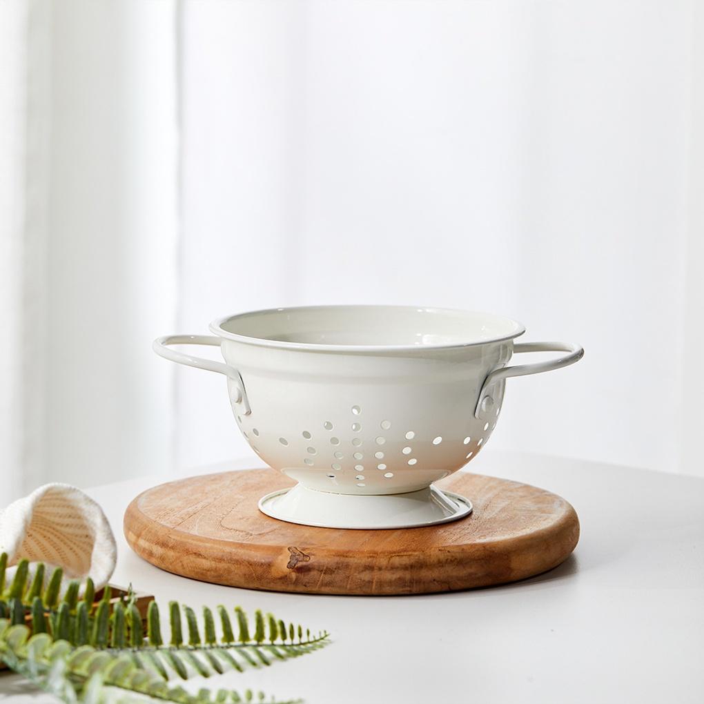 올컬러 스텐 콜랜더 S 14CM 아이보리_CK0524020