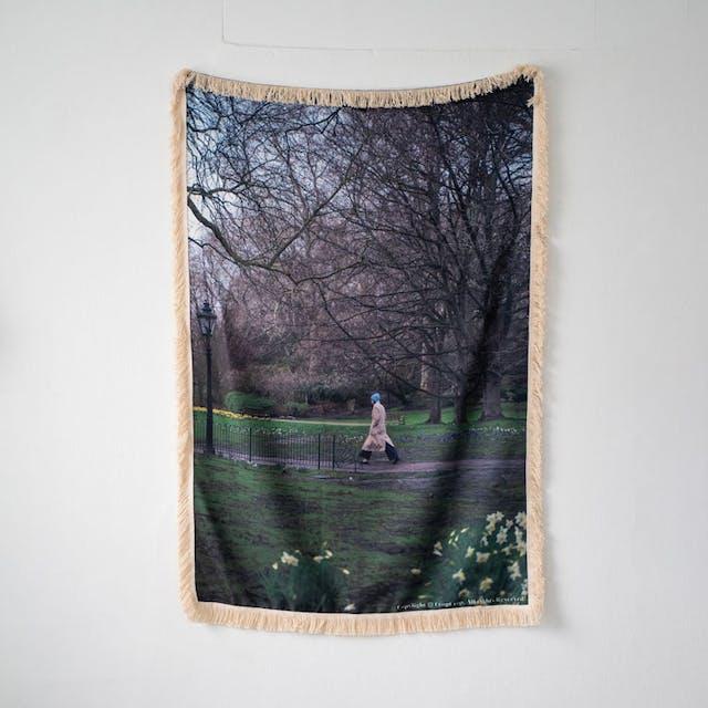 London Park Fabirc Poster