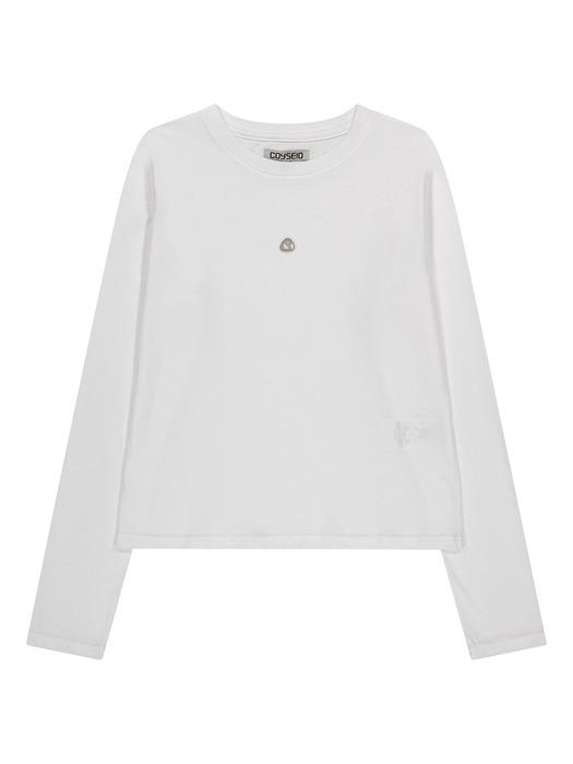 SYMBOL LOGO LONGSLEEVES WHITE