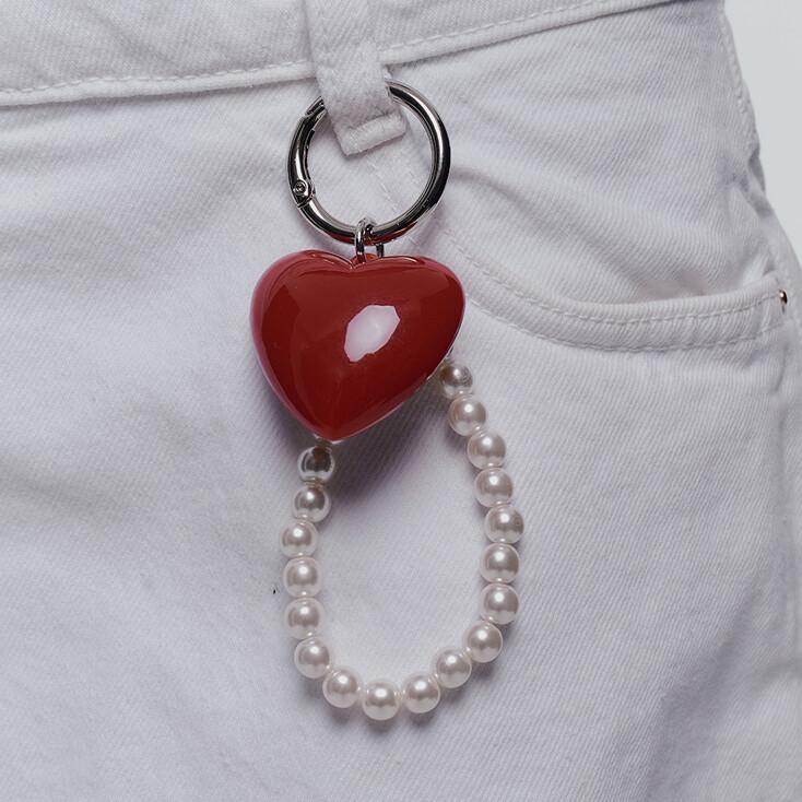 Red Heart Key Ring