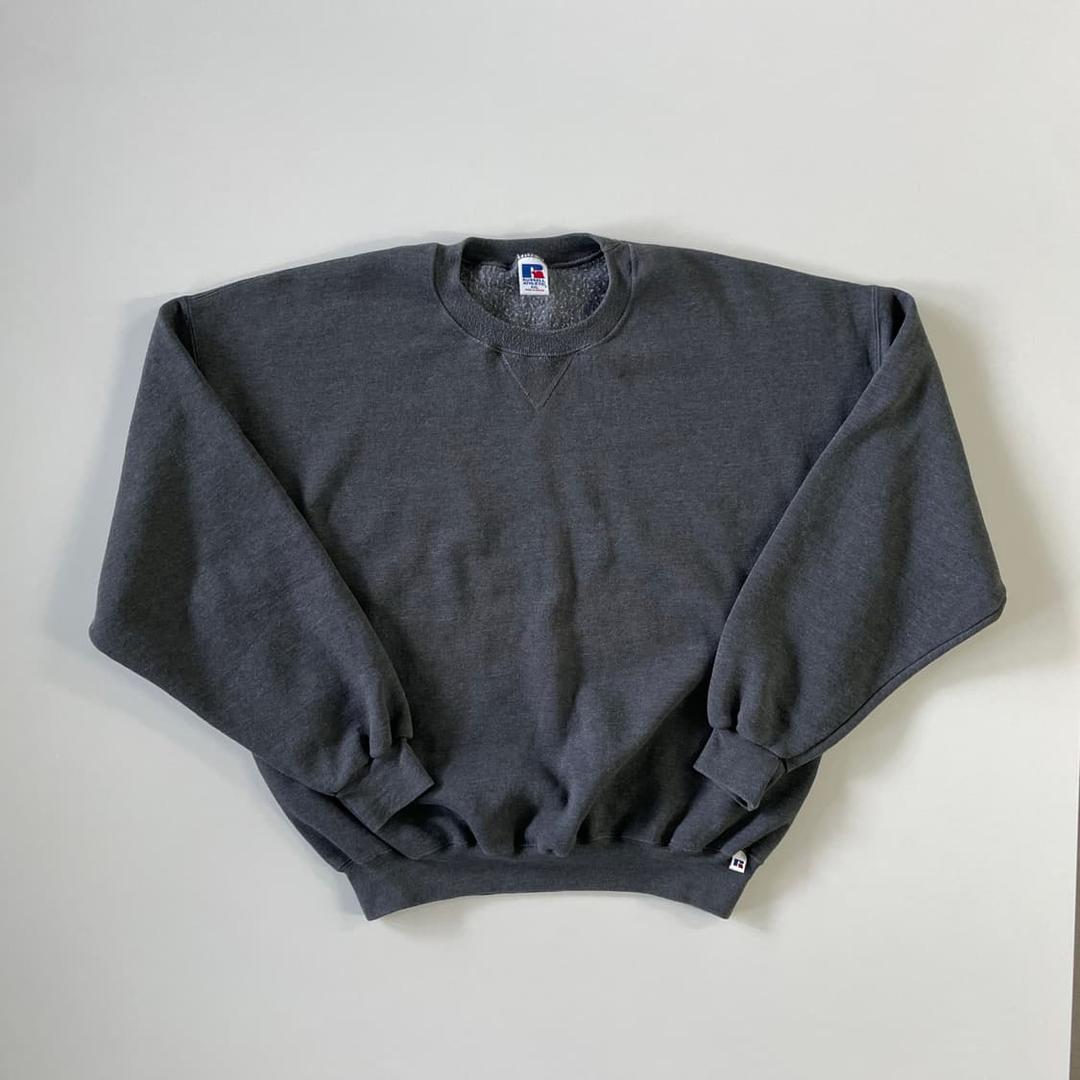 (XXL) 러셀 애슬레틱 플레인 스웻셔츠