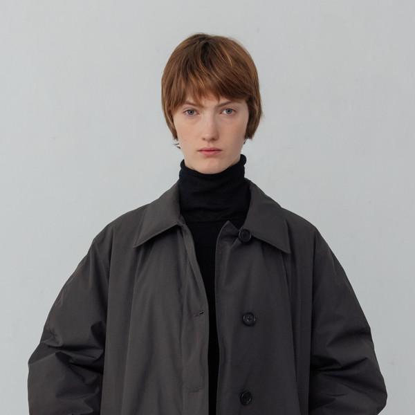 GOOSE DOWN HALF BALMACAAN COAT