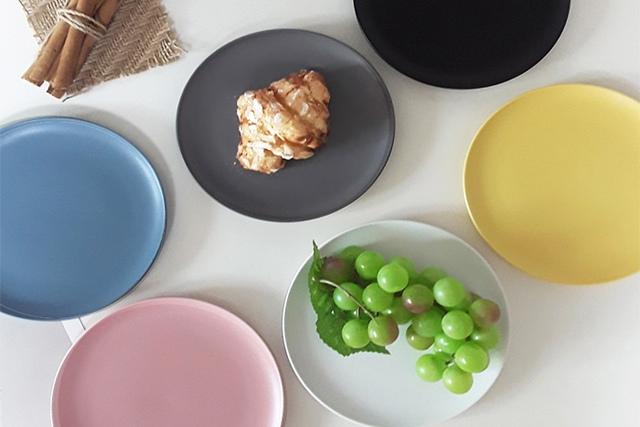파스텔 무광 디저트접시 (6color)
