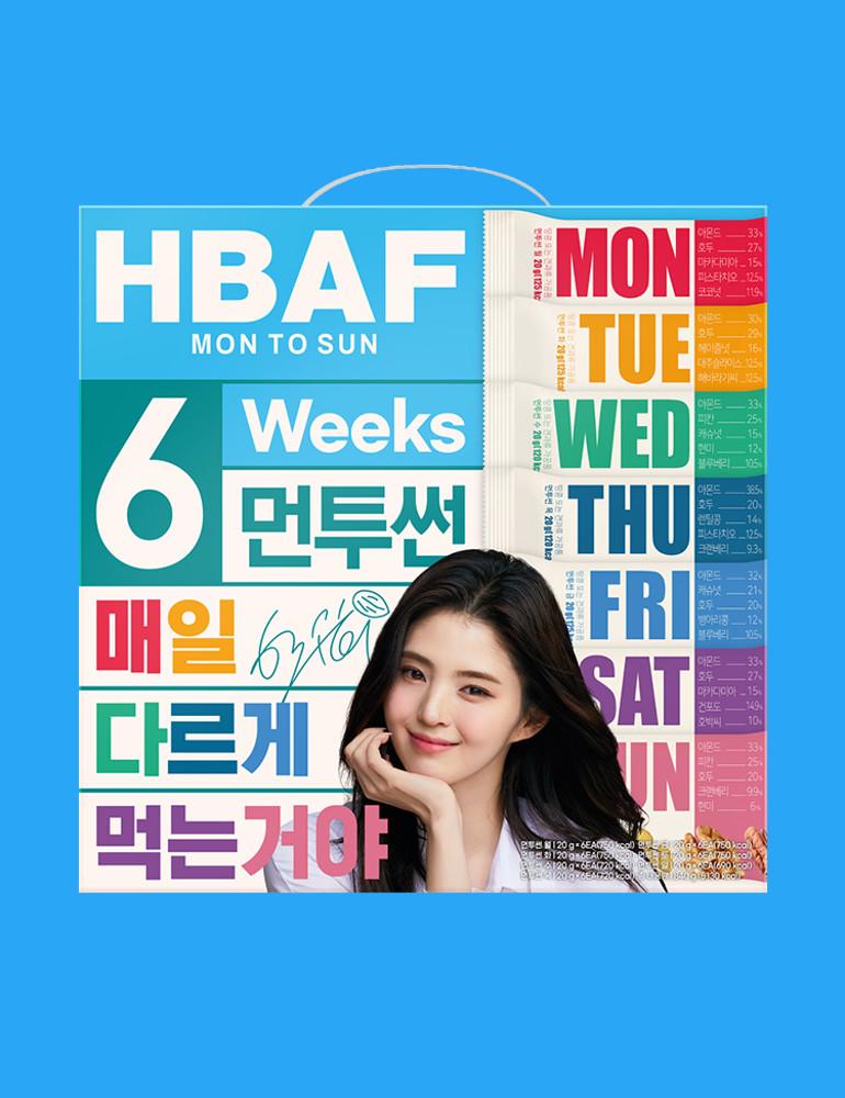 HBAF 바프 먼투썬 하루견과 6주