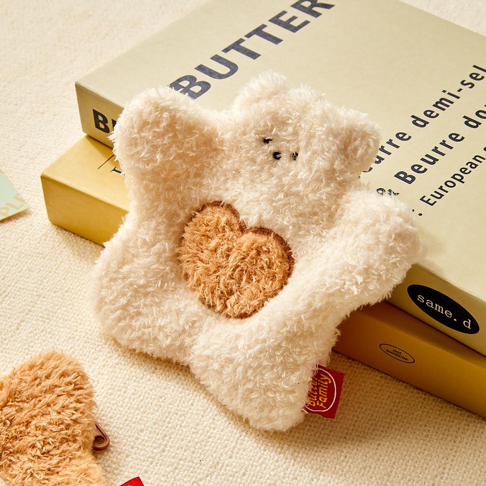 BT 포슬포슬 버터곰 첫째 형태 파우치 화이트