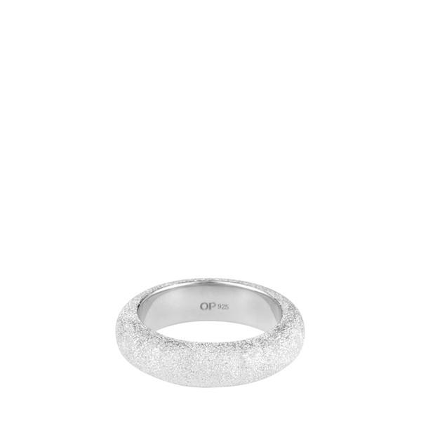 GRANITO ROUND RING BOLD SILVER