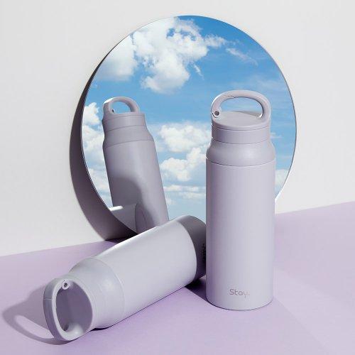 스테이24(STAY24)  2중밀폐 앤드링 텀블러 600ml_퍼플그레이 - 후기 | 무신사