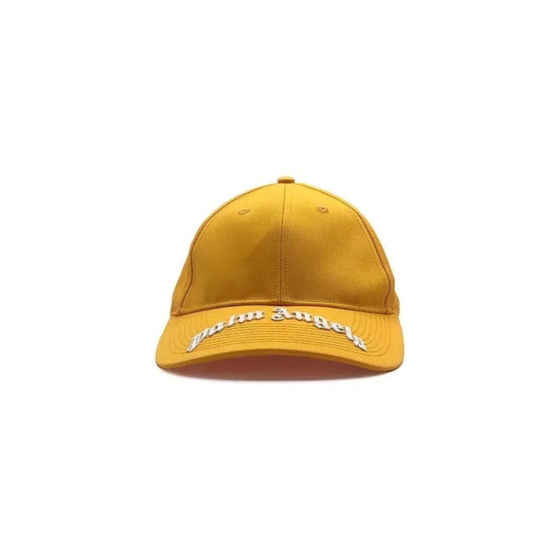 Palm Angels PA Yellow Embroidered Logo Baseball Cap - Yellow / OS