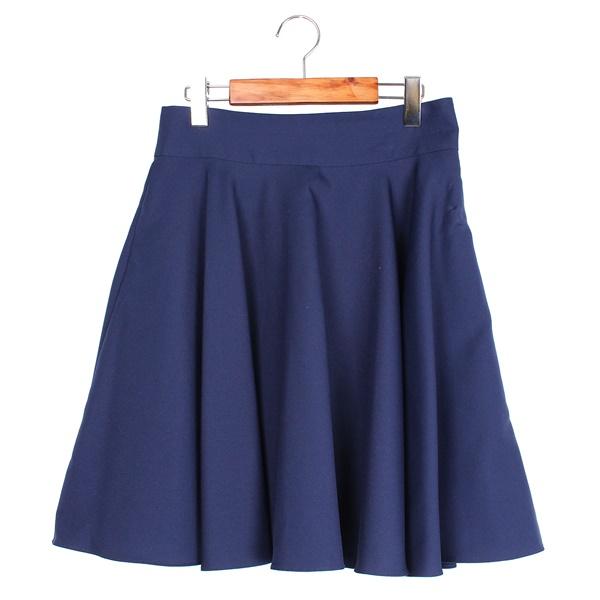 빈티지 뒷지퍼 후레아 스커트