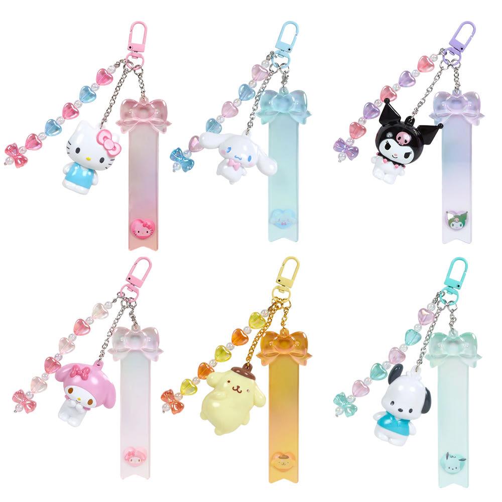 산리오 클리어 푹신한 3D 커스텀 키 홀더