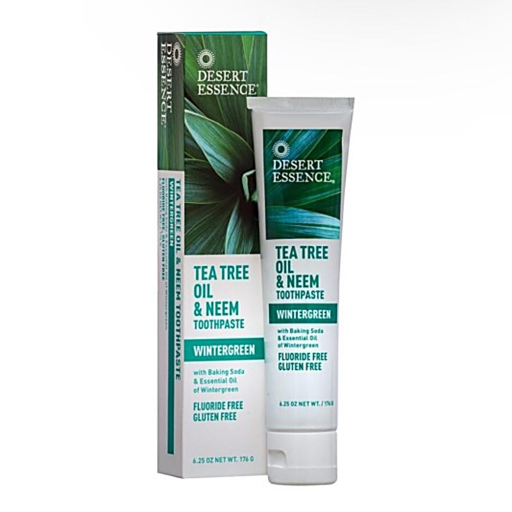 데저트에센스 티트리 오일 & 님 치약 윈터그린 176g