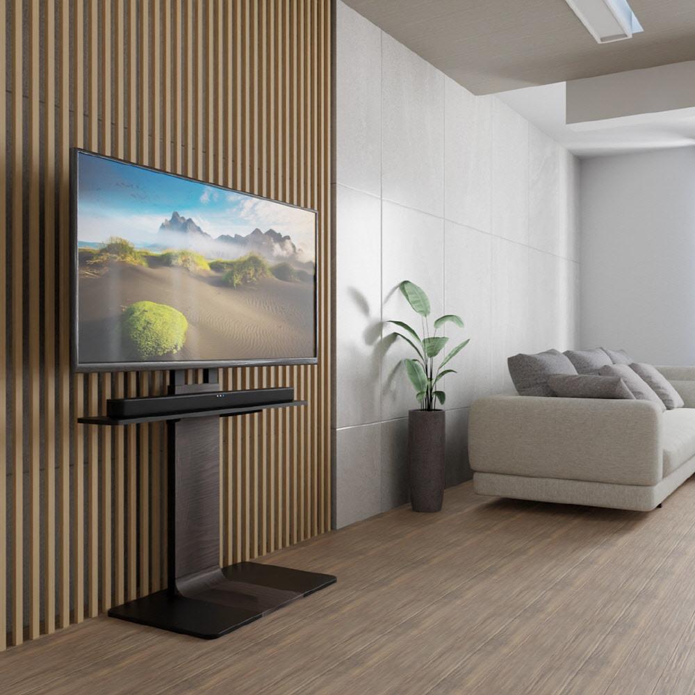 카멜마운트 SB80 이동형 TV 티비 우드스타일 스탠드 거치대