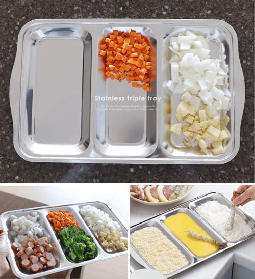 스텐레스 트리플바트 스텐바트 3칸바트