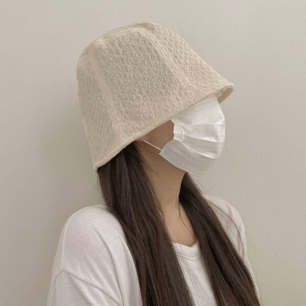 여름벙거지모자 플리츠 주름여성벙거지 얼굴소멸 바캉스여름 버킷햇