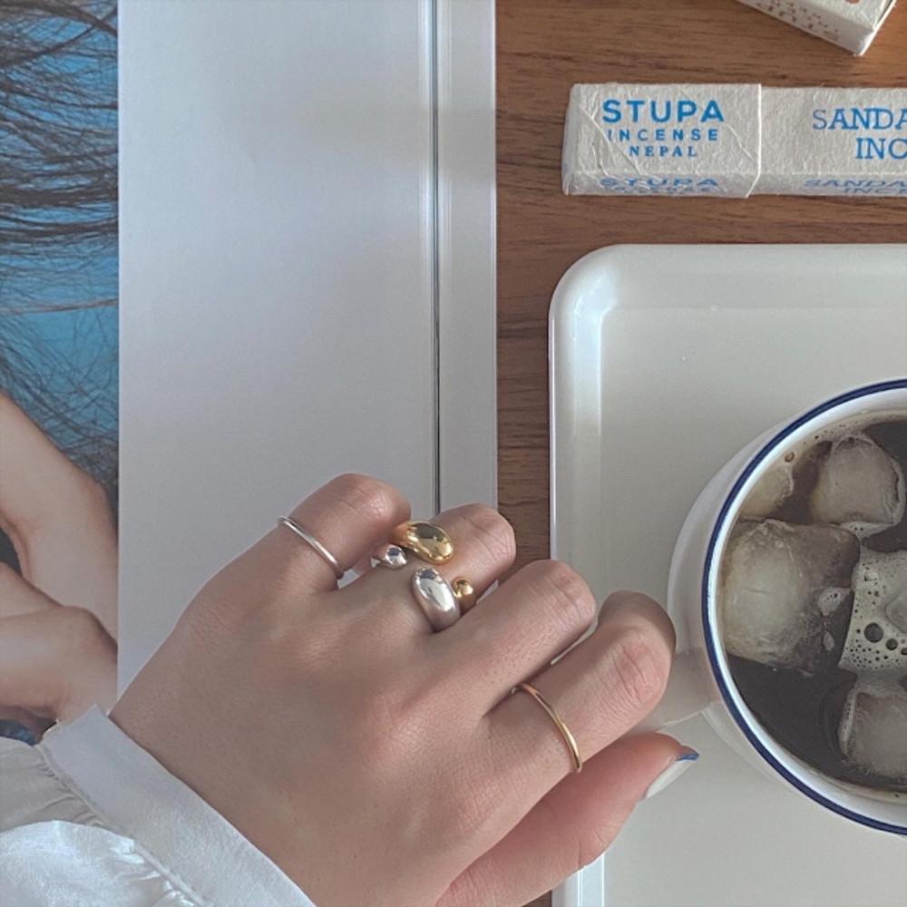 이 화 [오픈 볼드 링,opened bold ring] silver925