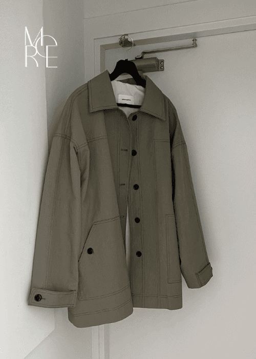 모어프로덕트 [best/단독 진행]밀릭 하프 야상/당일출고