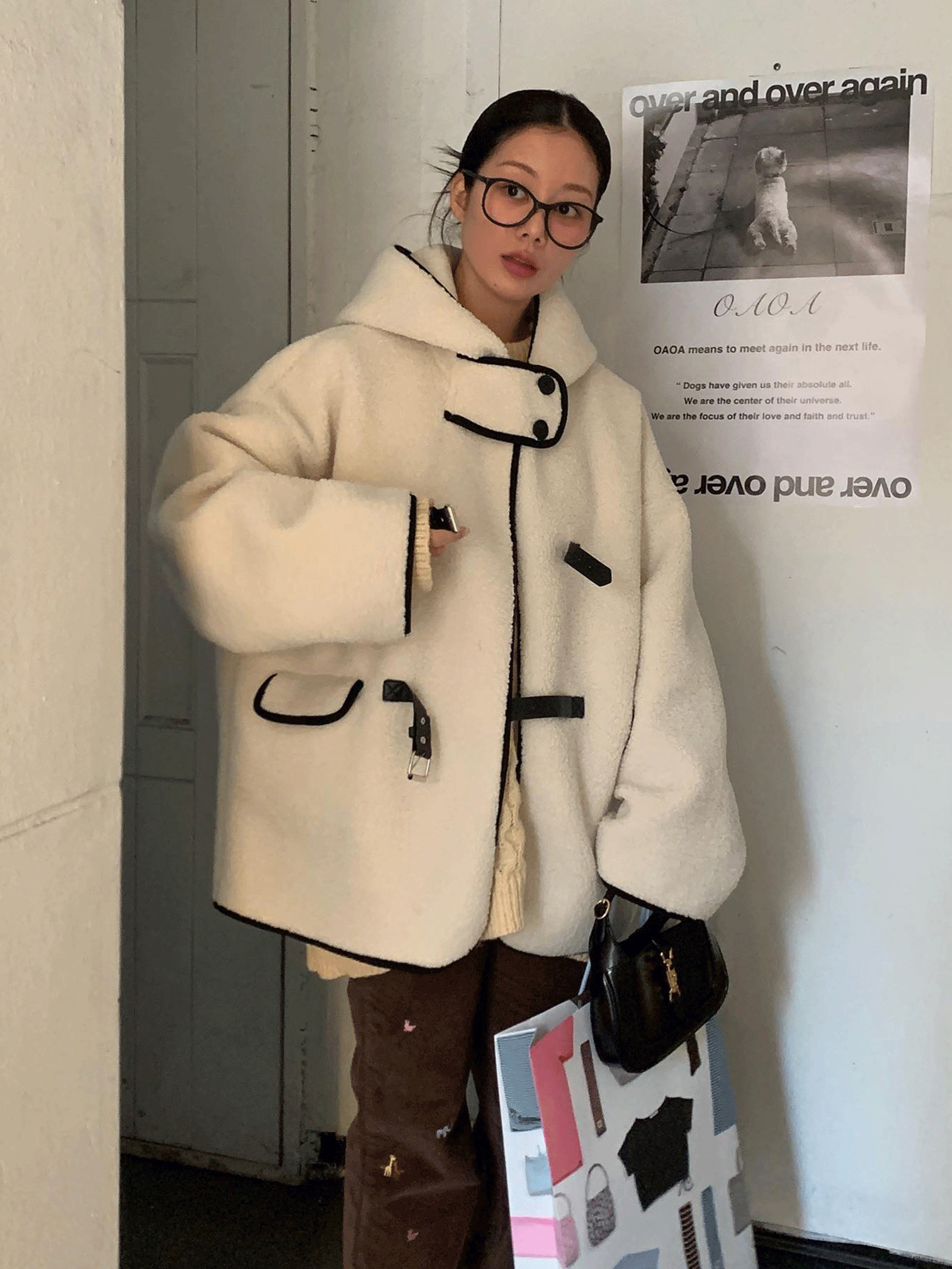 buckle hoody mustang (2color)