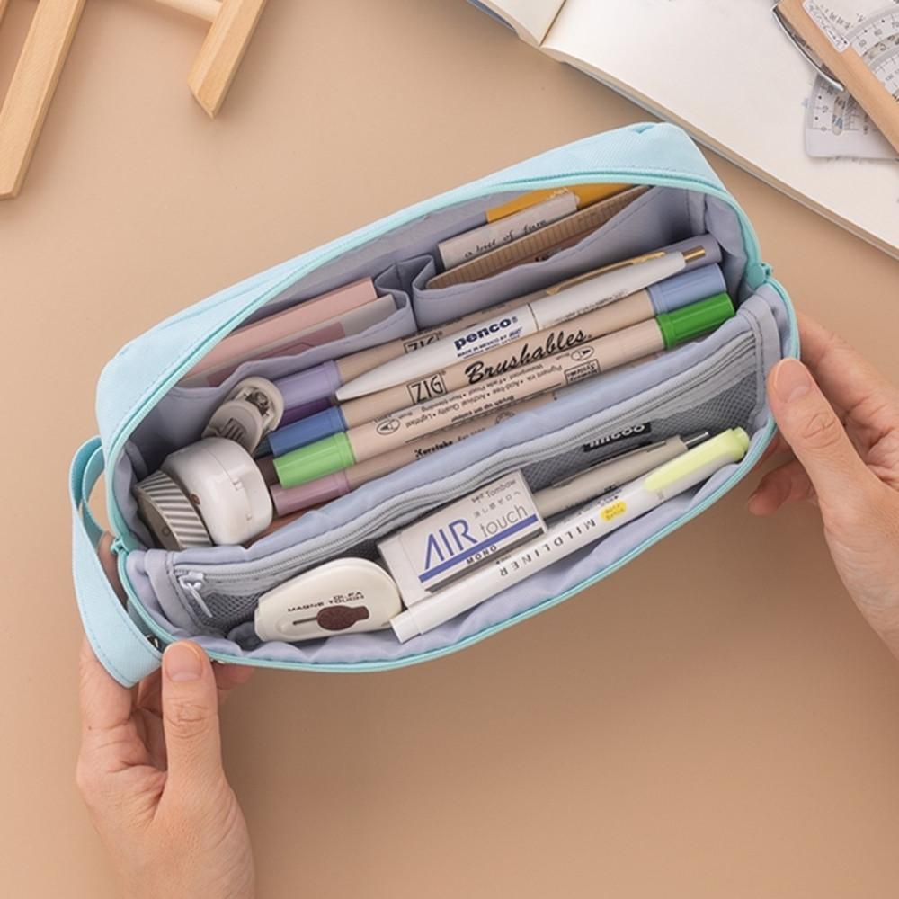 고등학생필통 원지퍼 중학생 대학생 필통 펜케이스 0624