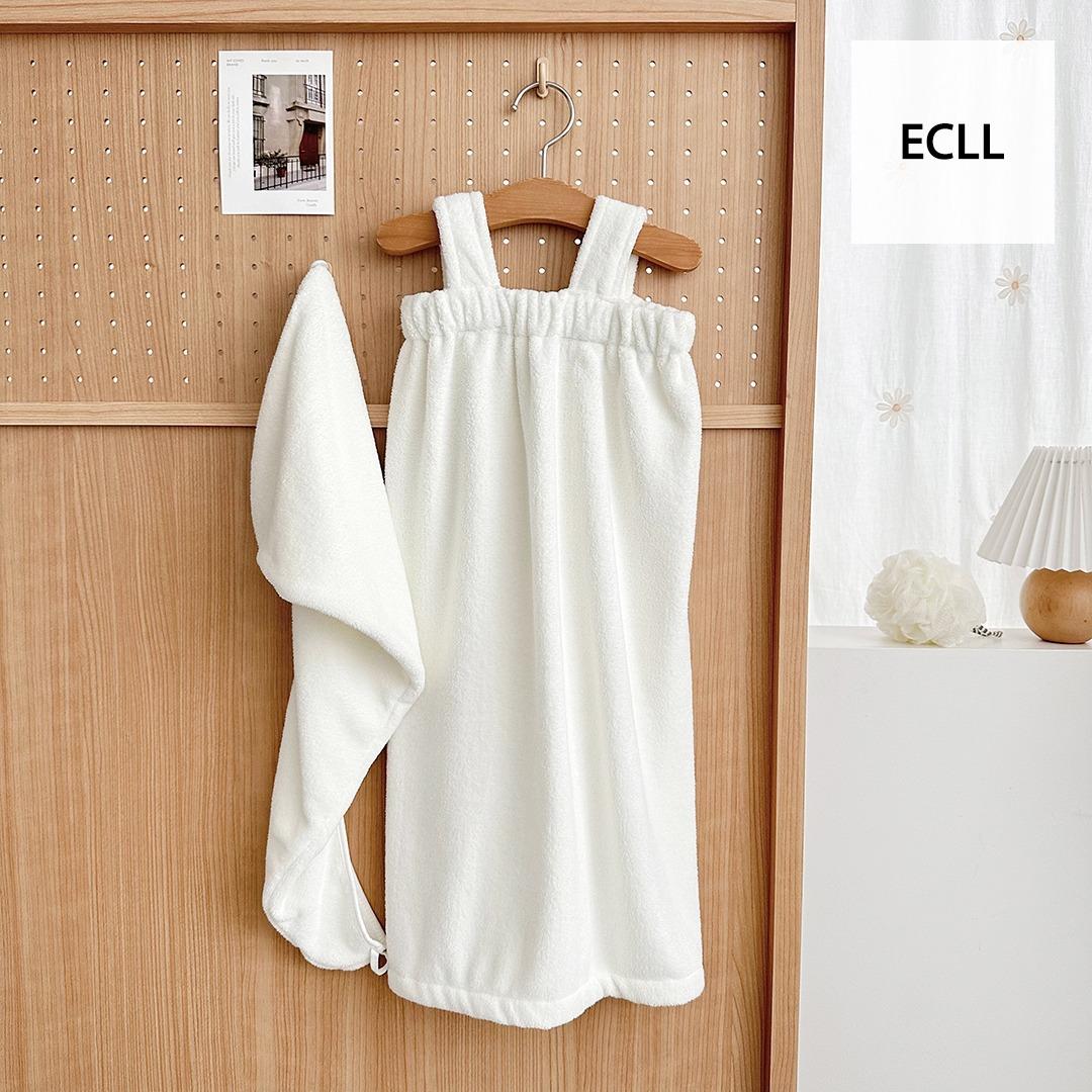 [ECLL] 극세사 애프터샤워 가운세트
