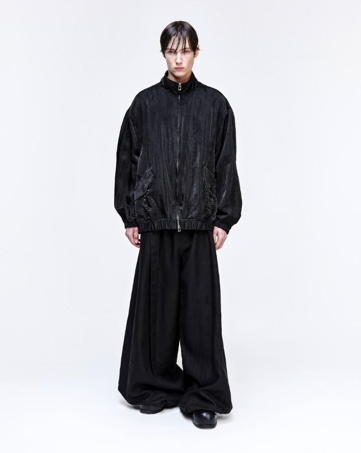 송지오옴므 슬릭 해링턴 자켓 블랙