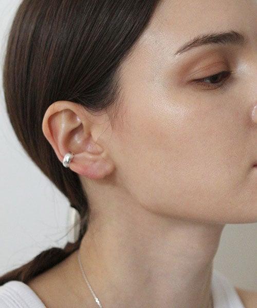 [Silver925]TN017 Sleek new moon line earcuff
