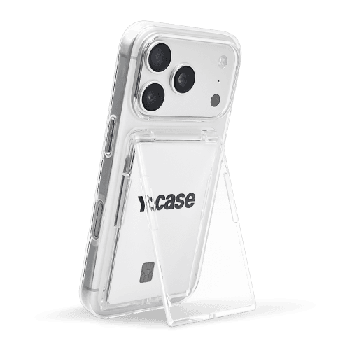 거치 가능한 아이폰 투명 카드케이스