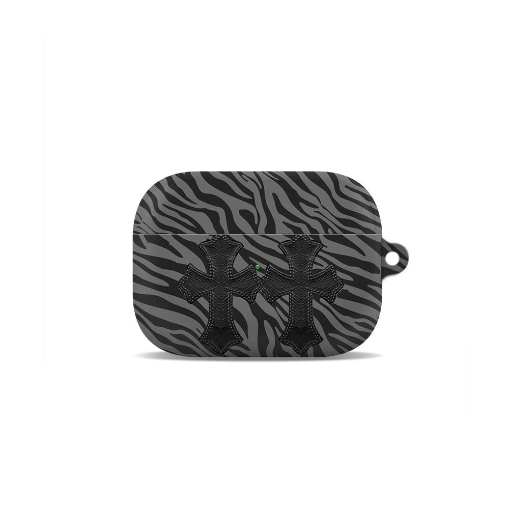 십자가 에어팟 버즈 무광하드 케이스 Black