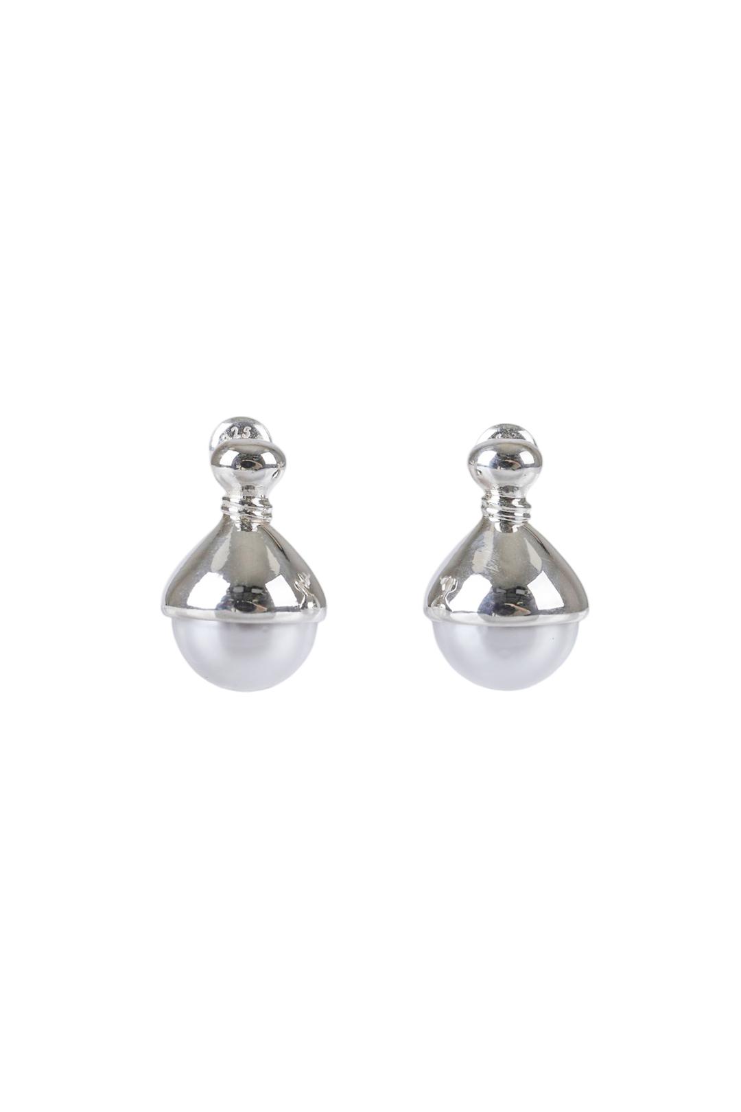 E.003/GOURD EARRING(WHITE)