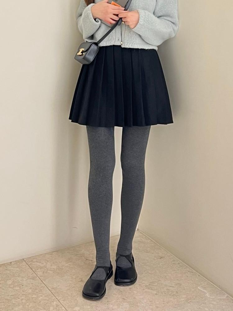 포밍 울 미니 플리츠 스커트 ( 2color )