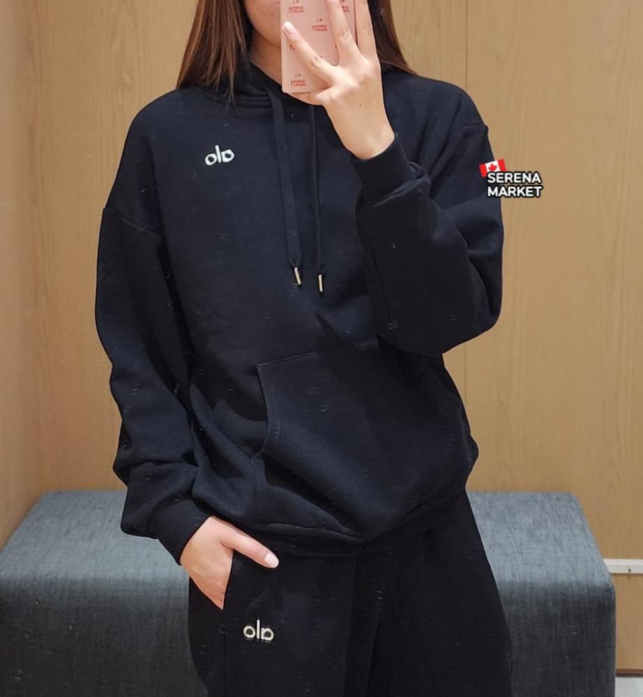 알로 아콜레이드 자수 로고 후디 ACCOLADE HOODIE