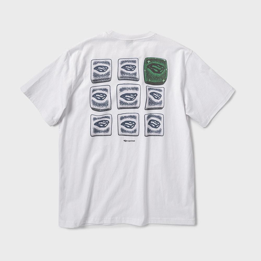 스웨이버 다이스 반팔 티셔츠-화이트