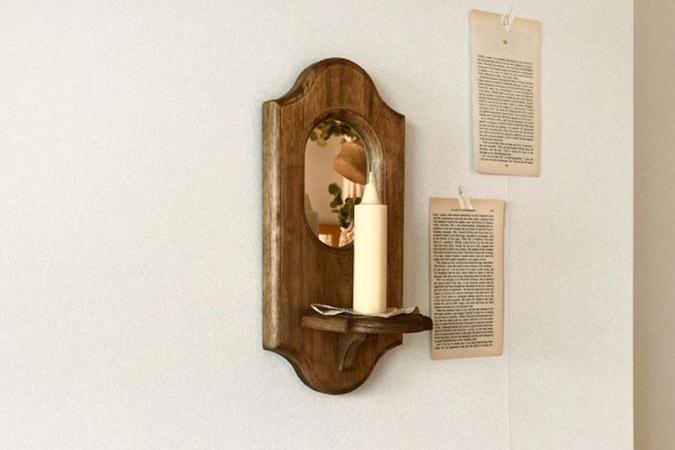 (신상품추가!)빈티지 무드의 나무 소품, 벽거울촛대 4종