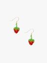 Mini Fruit Earrings - Fragola - Fragola / O/S