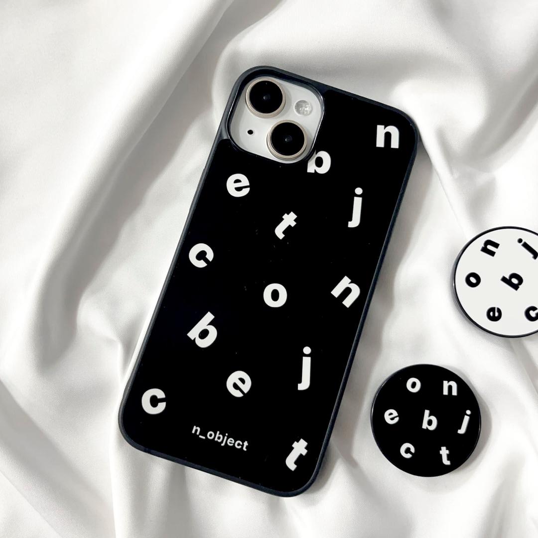 [기간할인]［TPU case］logo pattern_black