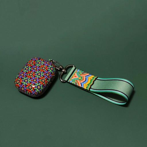 🌈단청 스트랩 키링(반주화머리초)