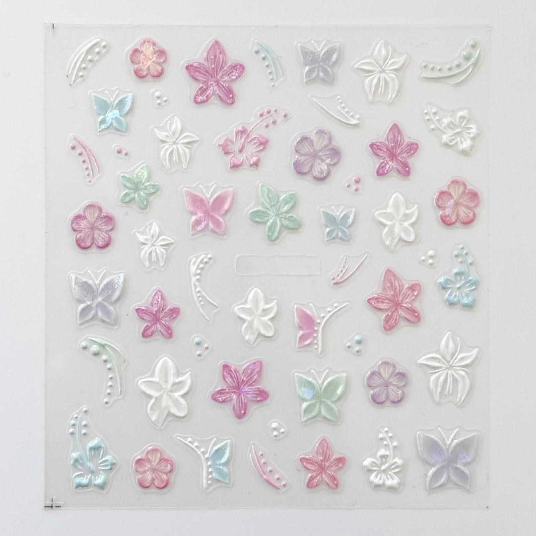 hibiscus camera stickers