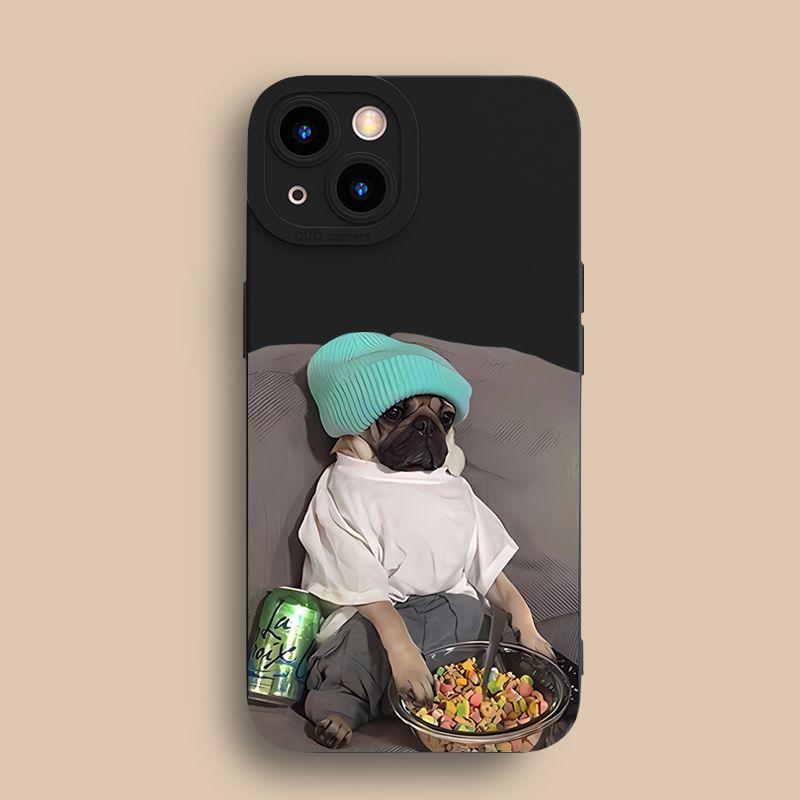 y2k 강아지 아이폰 케이스 13 12 미니 하드
