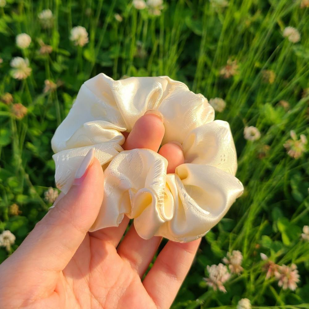 미니 금화은화 2컬러 한복 헤어 스크런치 곱창밴드 곱창머리끈 헤어슈슈 외국인선물