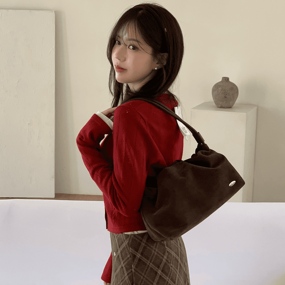 고세핸드백 [25FW/스웨이드/단독/주미니PICK] 노아르 숄더백 GM245K (4colors)