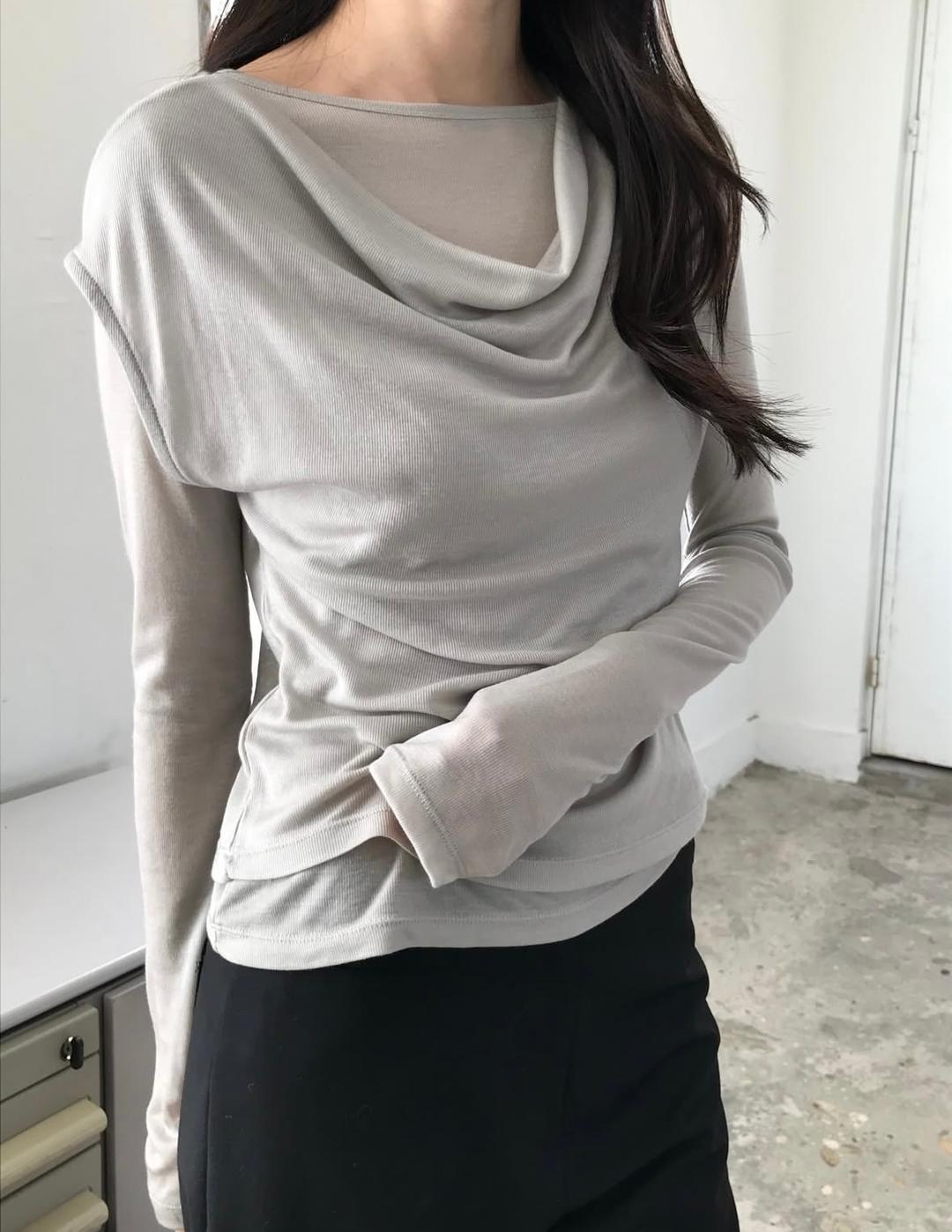 Michael drape layered set-5color