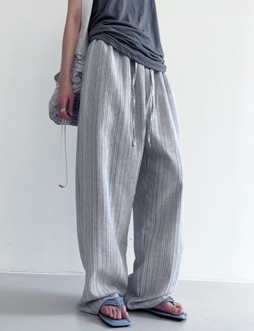 cool linen stripe pants