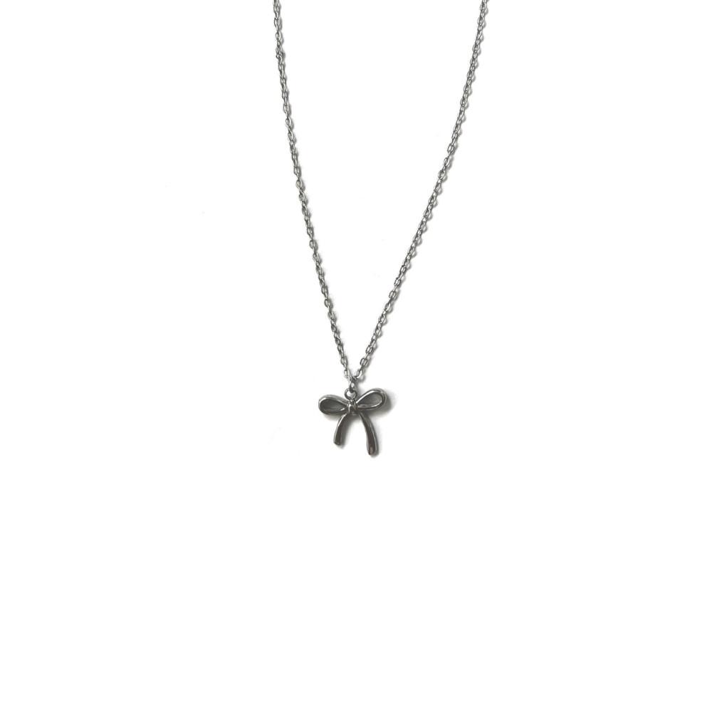 [MADE] ribbon necklace