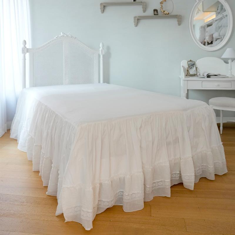 베드스커트 레이스 (화이트)