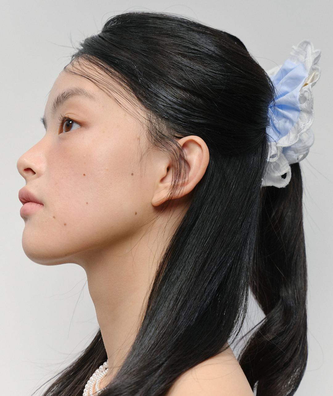 Lace Scrunchie [Sky Blue]