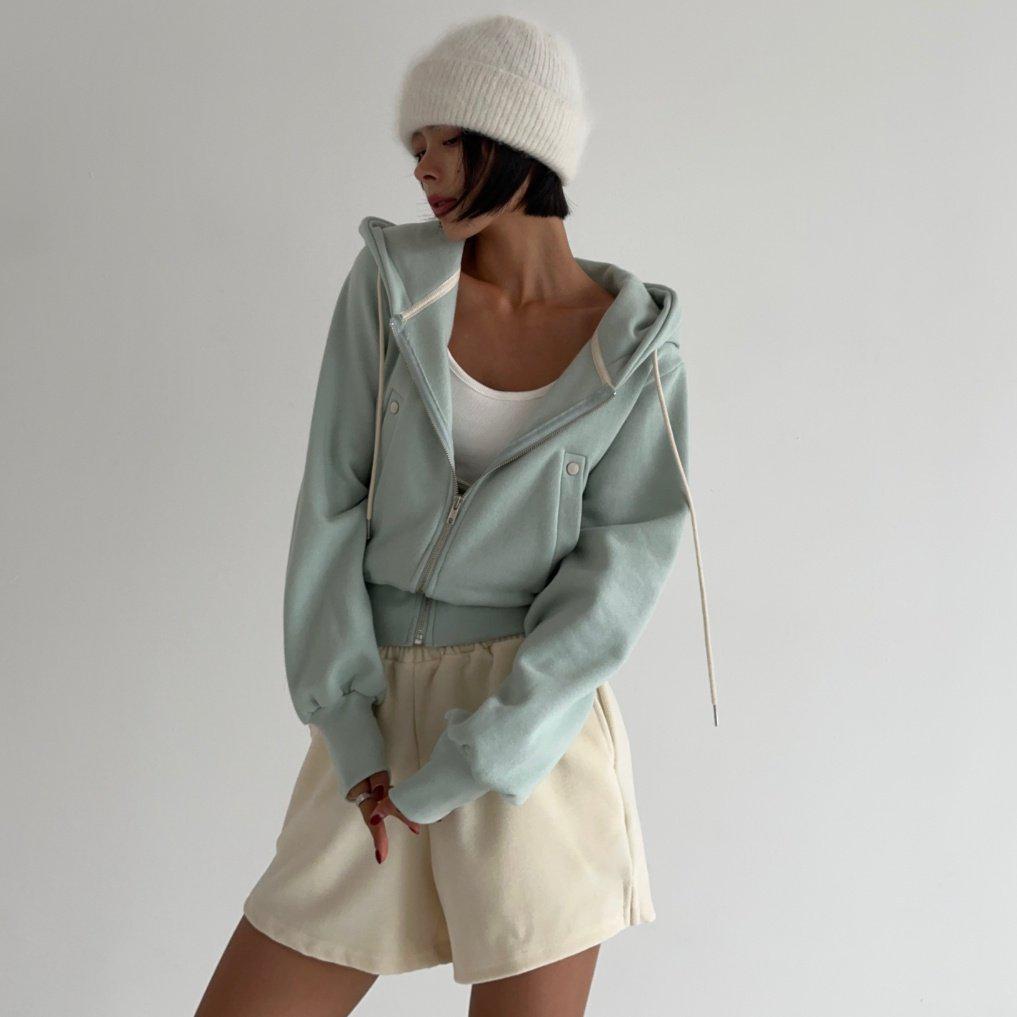 돗또 기모 후드 집업