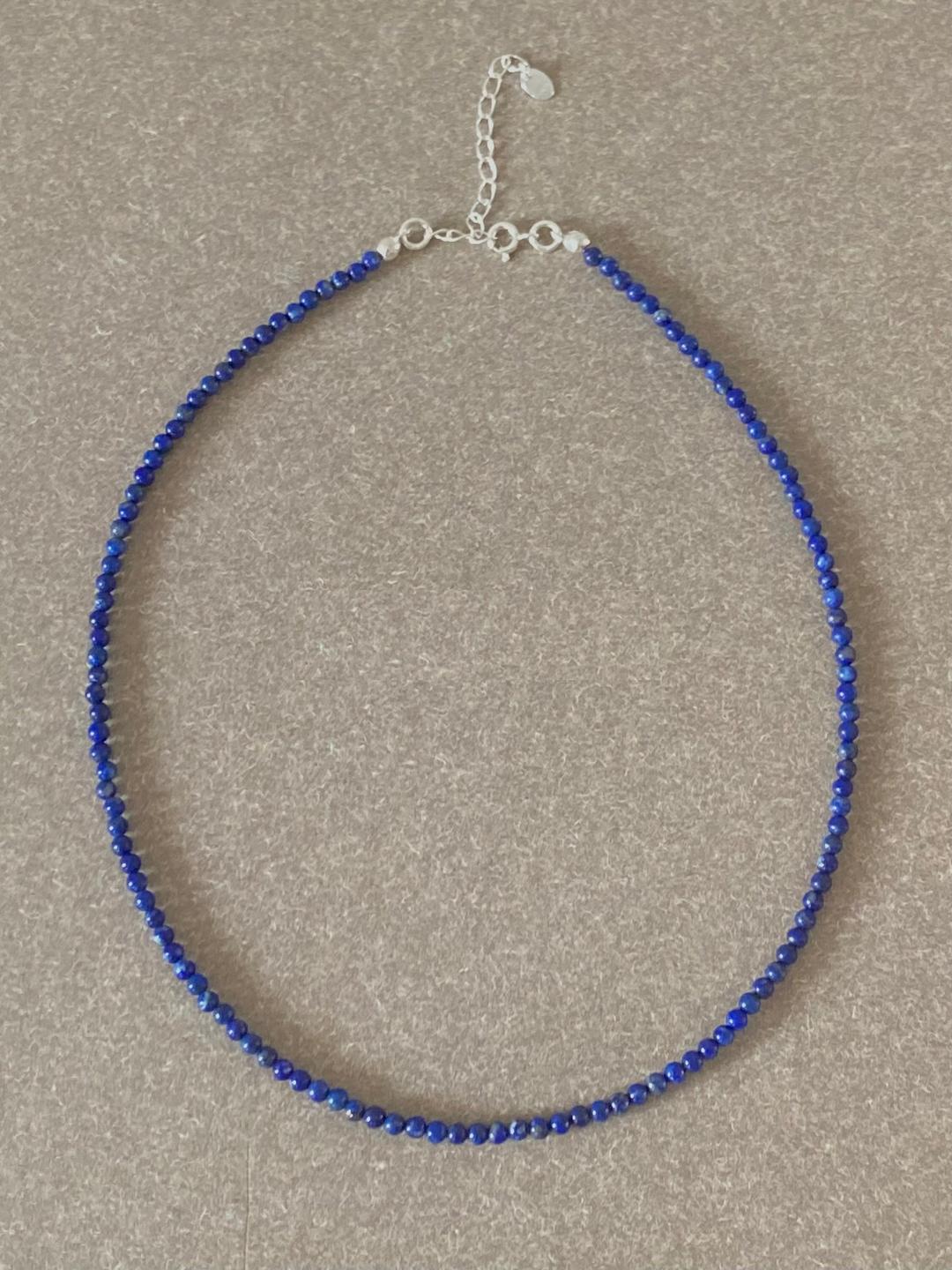 Lapis lazuli necklace / 라피스라줄리 네크리스
