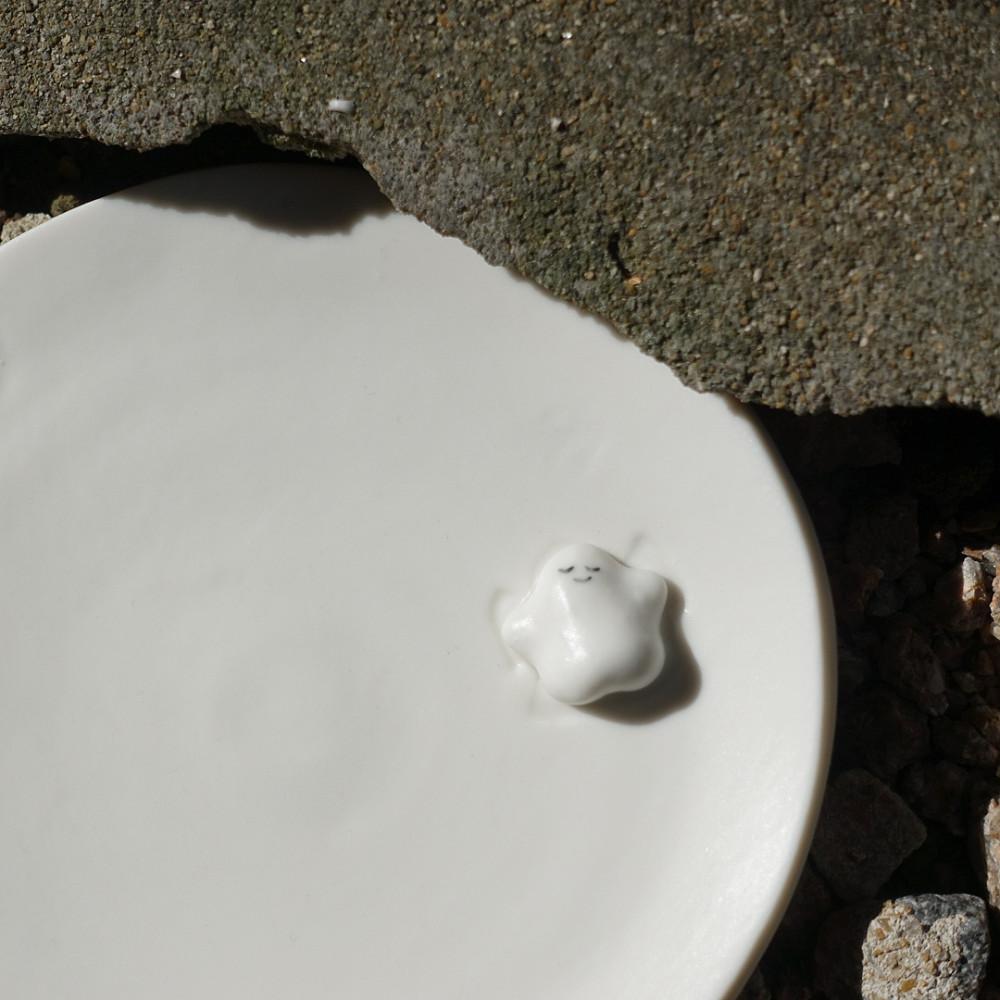 눈천사 접시 / 원형 플레이트