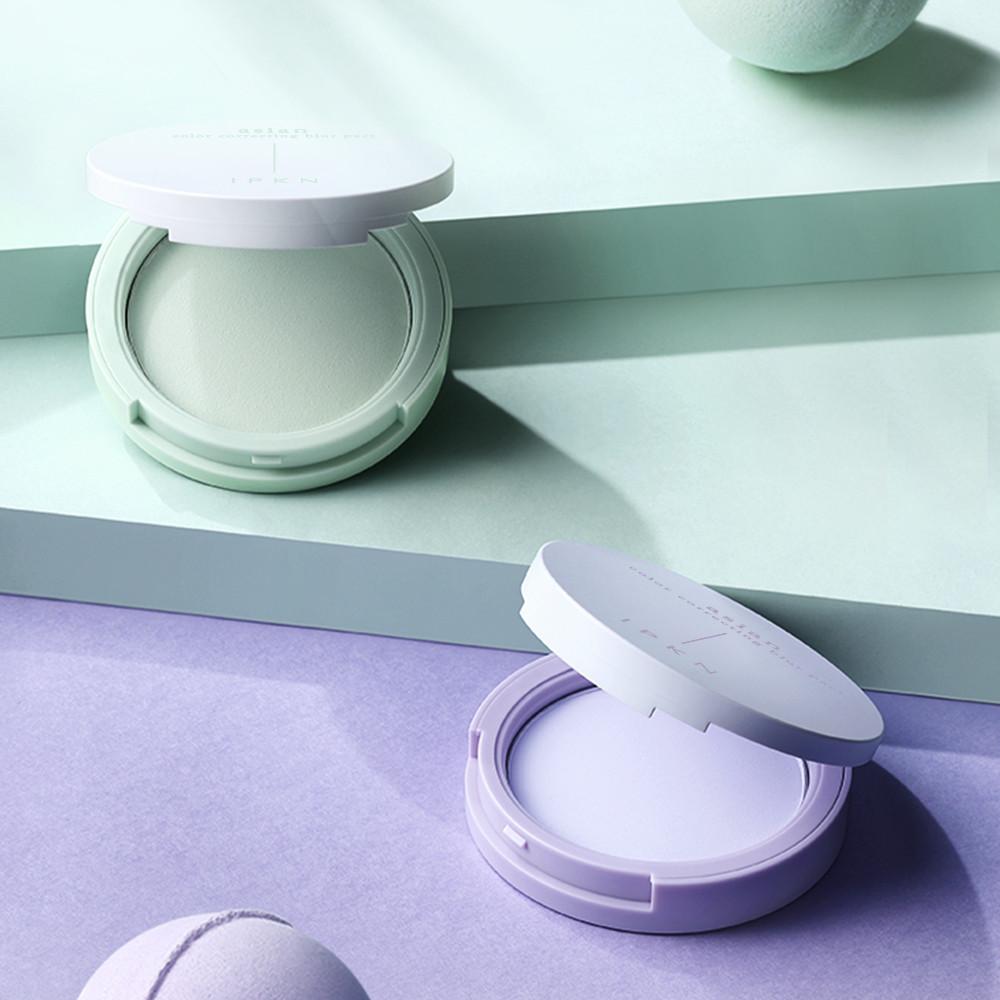 [입큰x헤이다] 컬러코렉팅 블러 팩트 7.5g 피부톤 마무리 입자고운 프레스드 모공